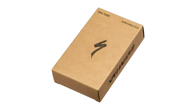 Specialized manufacturer closed TPU Tube packaging. Catalog: 700 x 25-35c, 50 mm Presta; inner tube and valve are not visible.