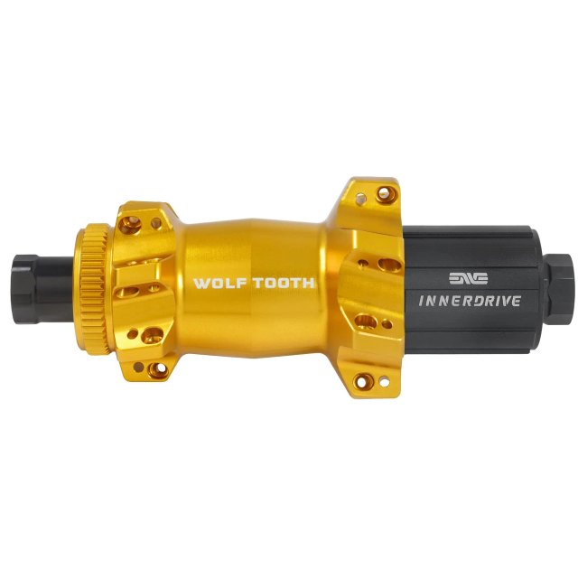 Wolf Tooth Components Mountain Rear Hub - Straight Pull Centerlock Boost. Manufacturer reference photo; color and size may vary.