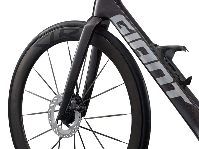 Propel Advanced Pro 0-Di2 Advanced SL-grade Composite Fork, manufacturer fork crown legs axle and disc mount detail