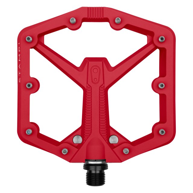 Crankbrothers Stamp 1 Gen 2 Large Composite Flat Pedal. Manufacturer reference photo; color and size may vary.