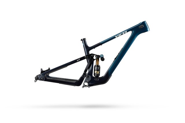 Yeti LT TURQ Carbon Frame. Manufacturer reference photo; color and size may vary.