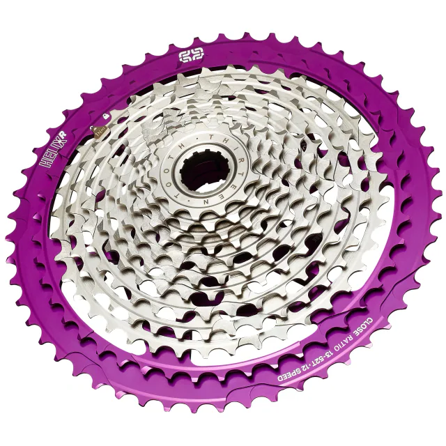 e*thirteen Helix Race 12-Speed Cassette. Manufacturer reference photo; color and size may vary.