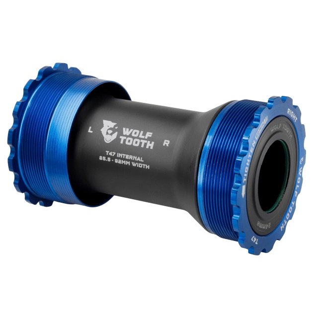 Wolf Tooth Components T47 Internal Bottom Bracket. Manufacturer reference photo; color and size may vary.