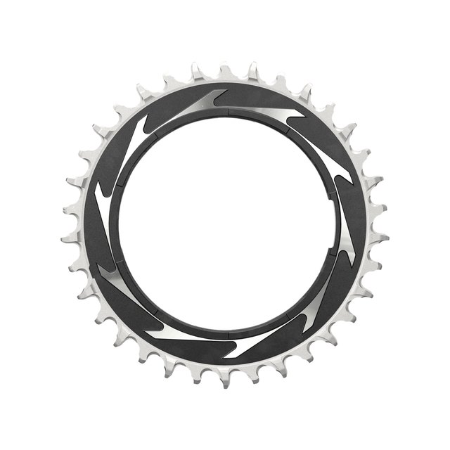 SRAM Eagle Transmission Thread Mount Chainring. Manufacturer reference photo; color and size may vary.