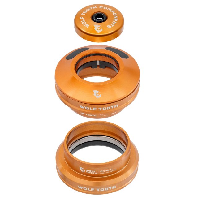 Wolf Tooth Components Wolf Tooth Premium EC44 Aero Headset for Semi-Internal Routing. Manufacturer reference photo; color and size may vary.