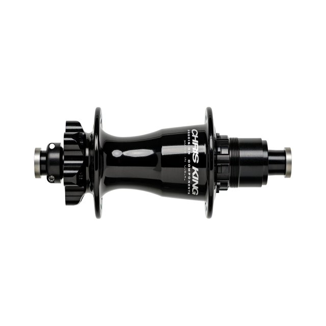 Chris King Superboost 6-Bolt Rear Hub. Manufacturer reference photo; color and size may vary.