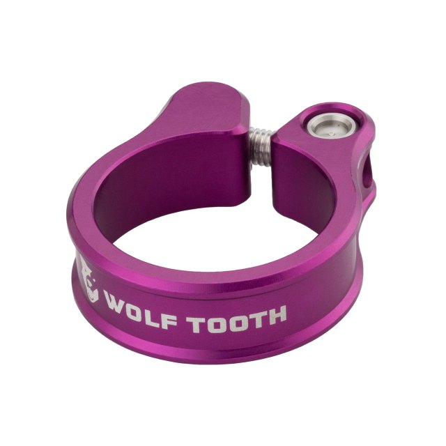 Wolf Tooth Components Seatpost Clamp - Purple - 36.4mm product image.