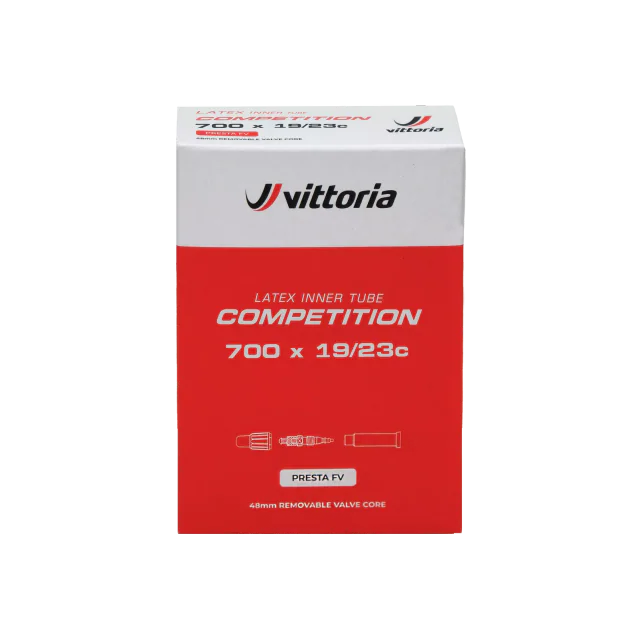 Vittoria Competition Latex Inner Tube,700x19/23c,Presta48mmRVC
