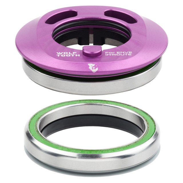 Wolf Tooth Components Wolf Tooth Premium IS52 Internal Aero Headset for ENVE IN-Route System. Manufacturer reference photo; color and size may vary.