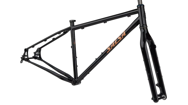 Salsa Fargo Steel Frameset. Manufacturer reference photo; color and size may vary.