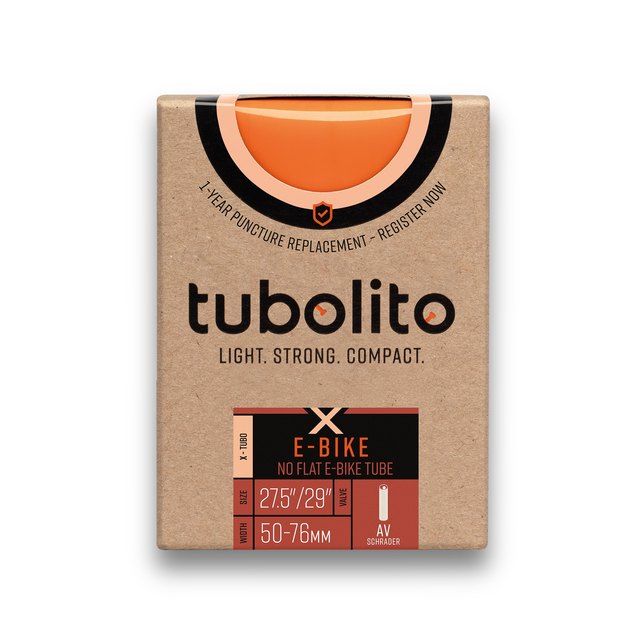 Tubolito X-Tubo-E-Bike TPU Inner Tube. Manufacturer reference photo; color and size may vary.