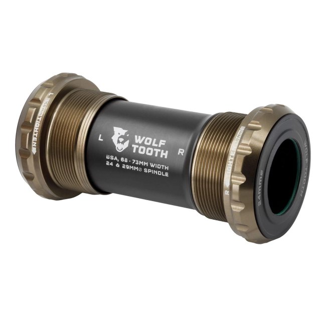 Wolf Tooth Components BSA Bottom Bracket. Manufacturer reference photo; color and size may vary.