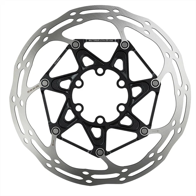 SRAM CenterLine X 140 mm 6-bolt Brake Rotor. Manufacturer reference photo; color and size may vary.