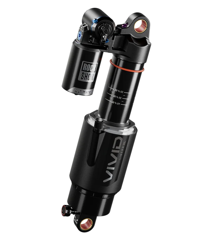 RockShox RockShox Vivid Ultimate D1 250 × 72.5 mm Rear Shock. Manufacturer reference photo; color and size may vary.
