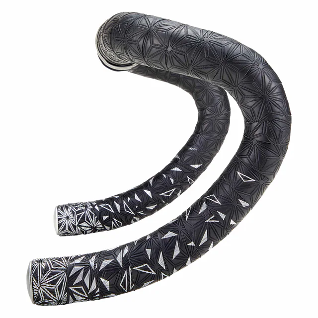 Supacaz Super Sticky Kush Star Fade 2.5 mm Bar Tape, Star Fade Platinum; 2200 mm length; 30 mm width; 2.5 mm thickness; manufacturer code BT-121