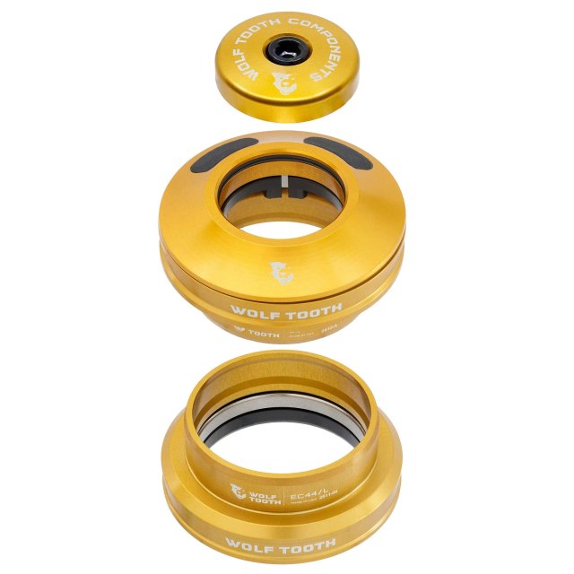 Wolf Tooth Components Wolf Tooth Premium EC44 Aero Headset for Semi-Internal Routing. Manufacturer reference photo; color and size may vary.