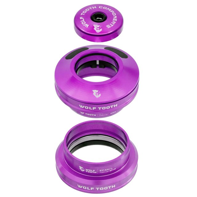 Wolf Tooth Components Wolf Tooth Premium EC44 Aero Headset for Semi-Internal Routing. Manufacturer reference photo; color and size may vary.