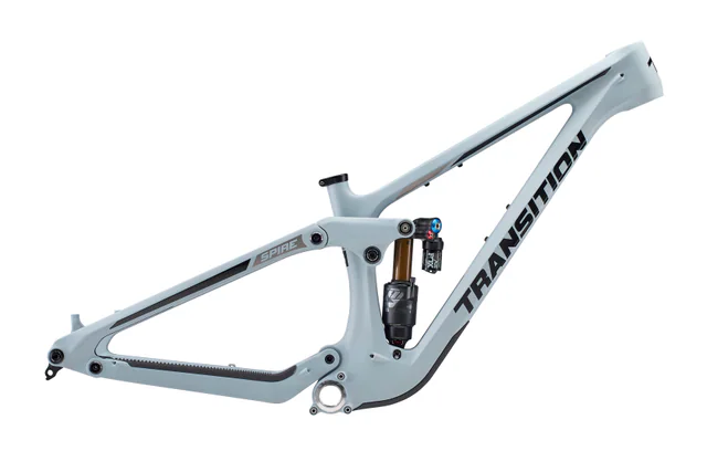 Transition Spire Carbon frameset, manufacturer representative frame photograph