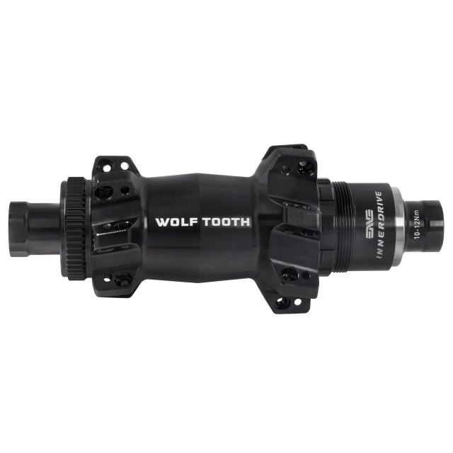 Wolf Tooth Components Mountain Rear Hub - Straight Pull Centerlock Boost. Manufacturer reference photo; color and size may vary.