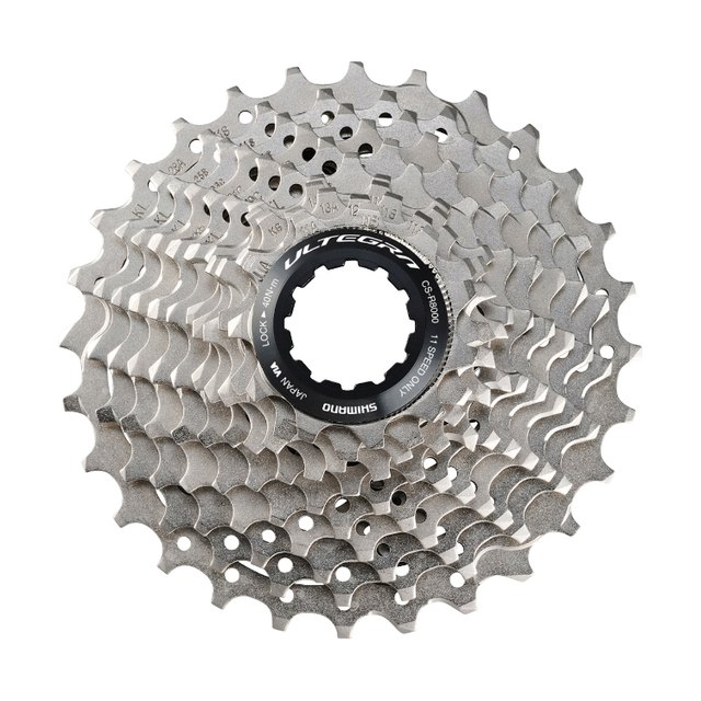 Shimano ULTEGRA CS-R8000 Cassette. Manufacturer reference photo; color and size may vary.