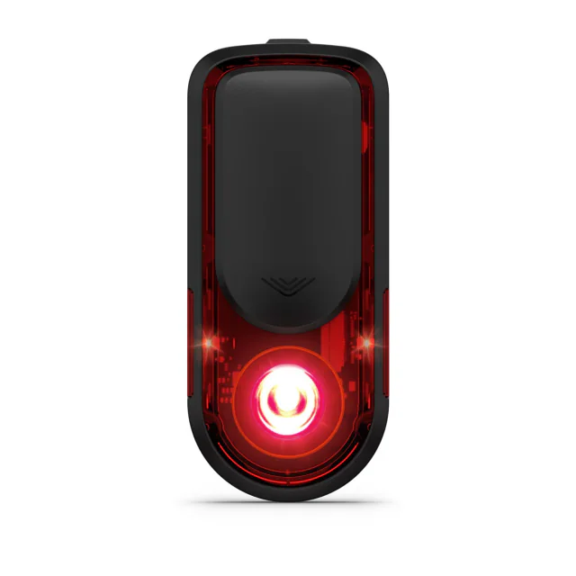 Garmin Varia RearVue 820 Radar Tail Light. Manufacturer reference photo; color and size may vary.
