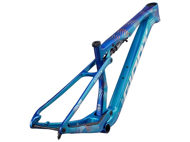Giant Anthem Advanced SL 2026 frameset in Electrical Storm, rear studio view