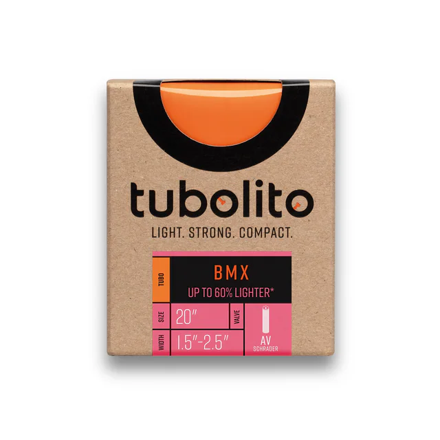 Tubolito Tubo-BMX TPU Inner Tube. Manufacturer reference photo; color and size may vary.