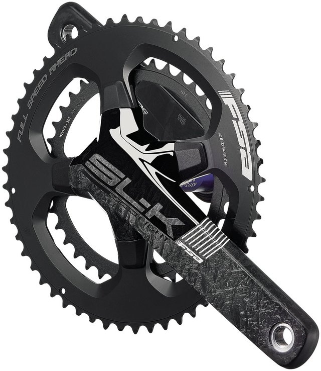 FSA SL-K Light ABS BB386EVO 2x Crankset. Manufacturer reference photo; color and size may vary.