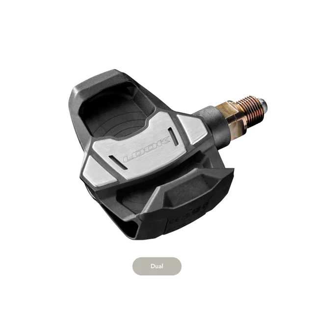 Look KEO Blade Power Dual Power Meter Pedal. Manufacturer reference photo; color and size may vary.