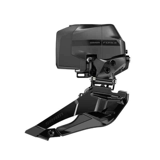 SRAM Force AXS Wide Front Derailleur. Manufacturer reference photo; color and size may vary.
