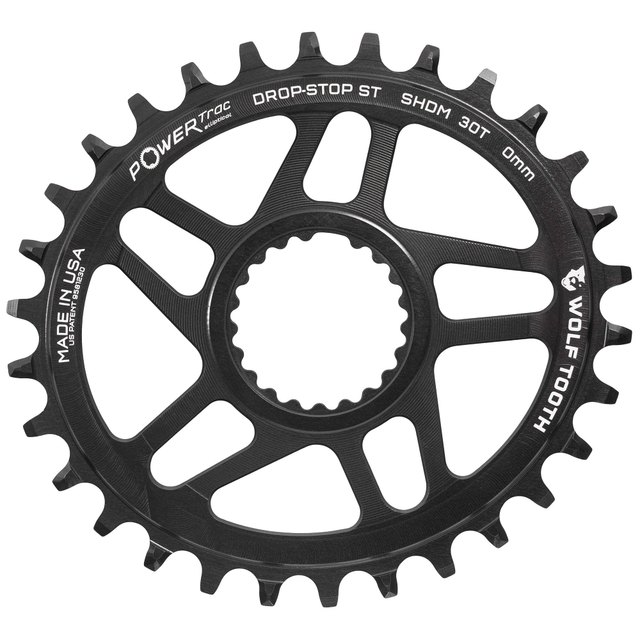 Wolf Tooth Components Oval Direct Mount Chainrings for Shimano Cranks. Manufacturer reference photo; color and size may vary.