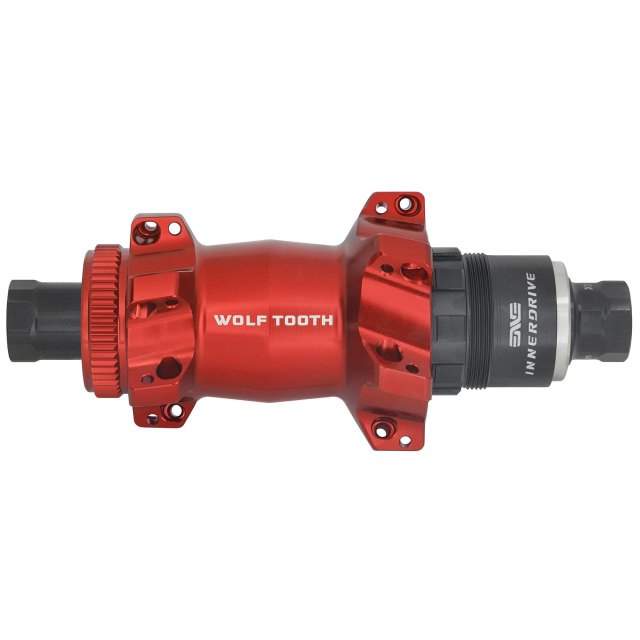 Wolf Tooth Components Road / Gravel Rear Hub - Straight Pull Centerlock. Manufacturer reference photo; color and size may vary.