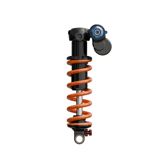 Fox DHX2 Factory 185 x 55 mm Coil Shock. Manufacturer reference photo; color and size may vary.