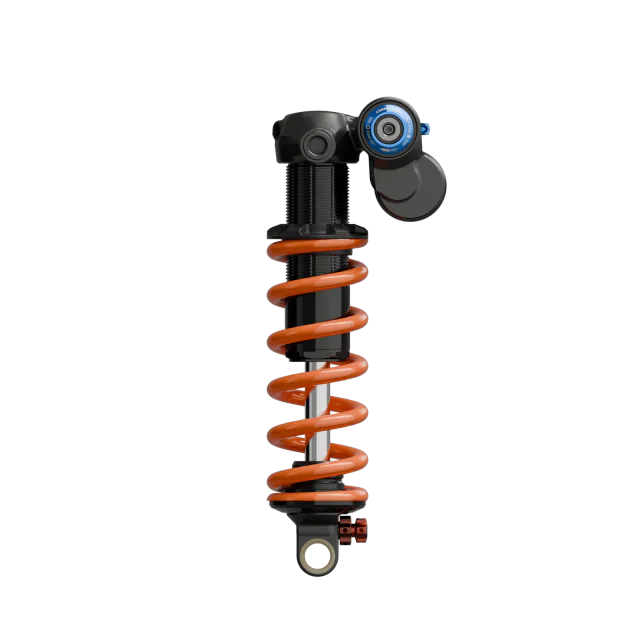 Fox DHX2 Factory 185 x 55 mm Coil Shock. Manufacturer reference photo; color and size may vary.