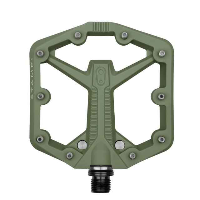 Crankbrothers Stamp 1 Gen 2 Small Composite Flat Pedal. Manufacturer reference photo; color and size may vary.