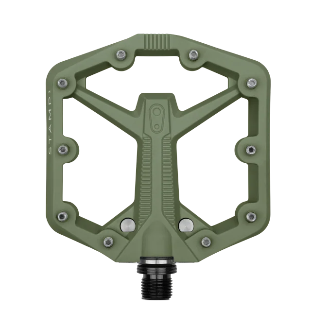 Crankbrothers Stamp 1 Gen 2 Small Composite Flat Pedal. Manufacturer reference photo; color and size may vary.
