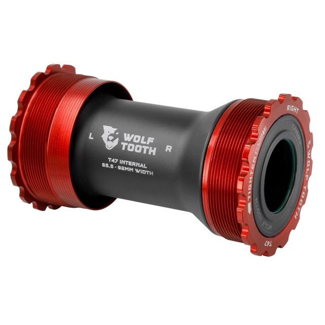 Wolf Tooth Components T47 Internal Bottom Bracket. Manufacturer reference photo; color and size may vary.