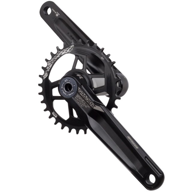 FSA GRADIENT BB392EVO Modular 1x Crankset. Manufacturer reference photo; color and size may vary.