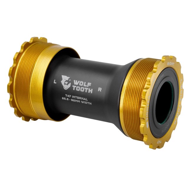 Wolf Tooth Components T47 Internal Bottom Bracket. Manufacturer reference photo; color and size may vary.
