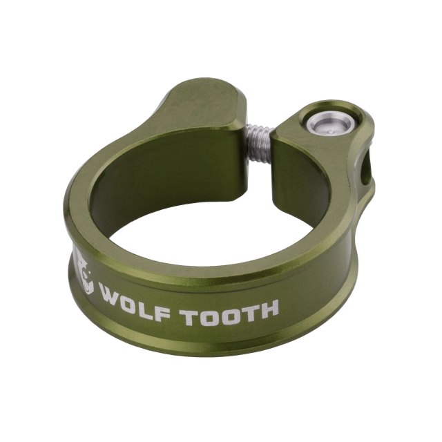 Wolf Tooth Components Seatpost Clamp. Manufacturer reference photo; color and size may vary.