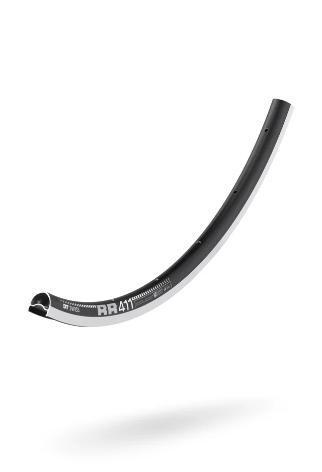 DT Swiss RR 411 Rim. Manufacturer reference photo; color and size may vary.