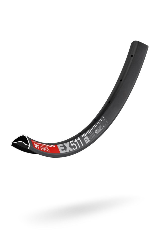 DT Swiss EX 511 Rim. Manufacturer reference photo; color and size may vary.