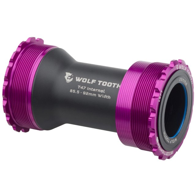Wolf Tooth Components T47 Internal Bottom Bracket. Manufacturer reference photo; color and size may vary.