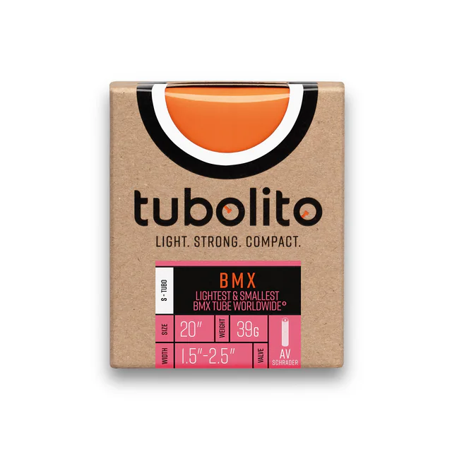 Tubolito S-Tubo-BMX TPU Inner Tube. Manufacturer reference photo; color and size may vary.