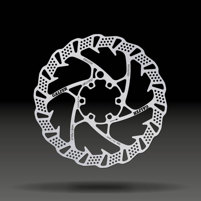 Galfer Disc Shark Fixed Brake Rotor DB027W. Manufacturer reference photo; color and size may vary.