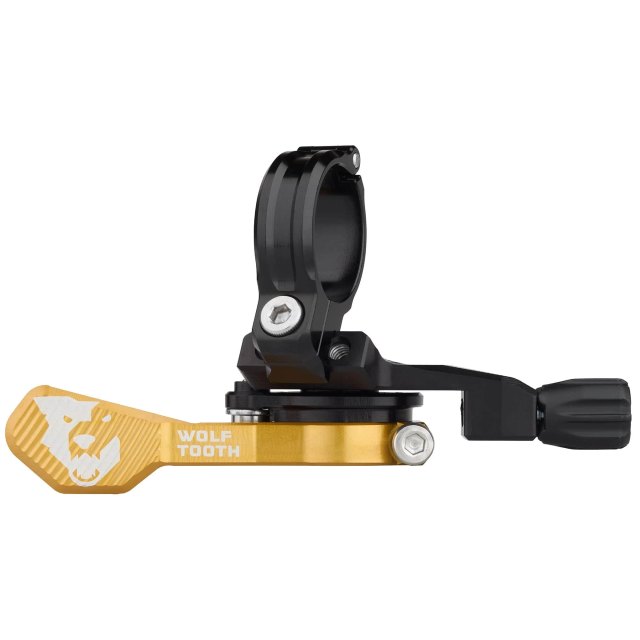 Wolf Tooth Components ReMote Pro Handlebar Clamp Mount - Colors. Manufacturer reference photo; color and size may vary.