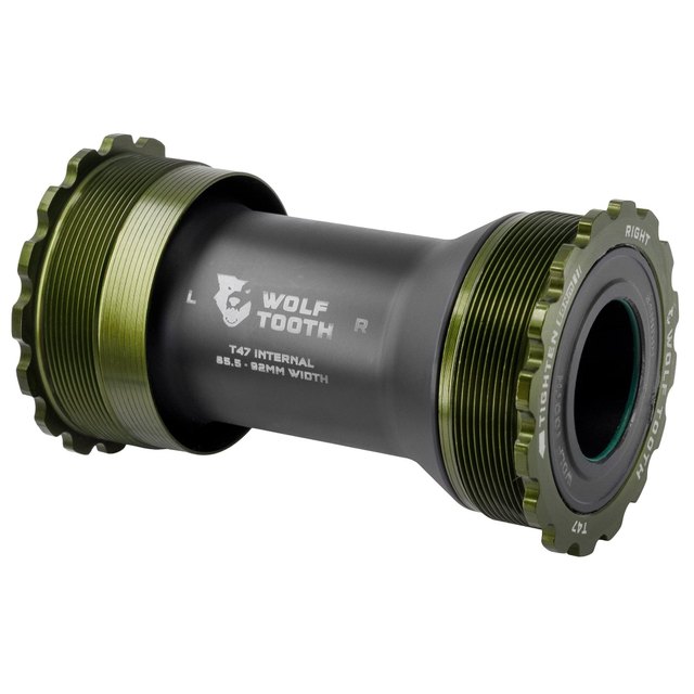 Wolf Tooth Components T47 Internal Bottom Bracket. Manufacturer reference photo; color and size may vary.